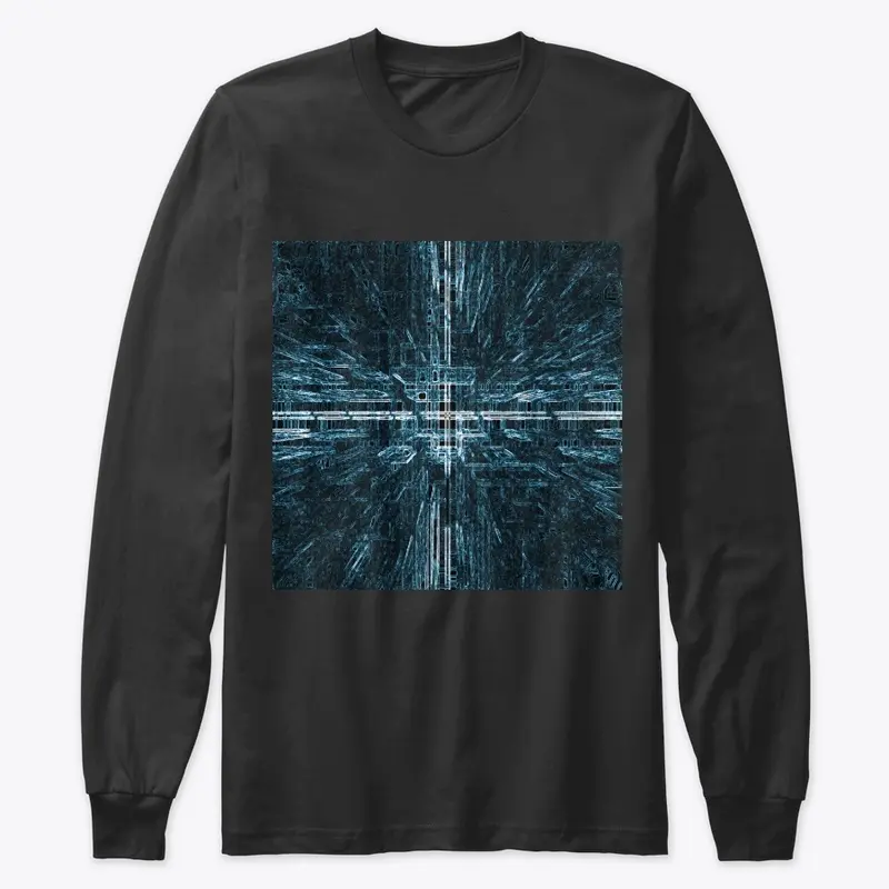 Blue matrix design